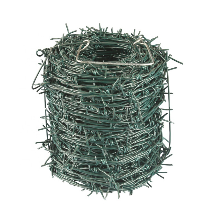 What is plastic coated barbed wire?