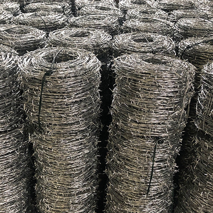 Hot sale 304 316 316L Grade Stainless Steel Double Twisted Barbed Wire Fence