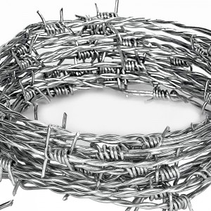 Hot and Cold Galvanizing Barbed Wire Double Strand