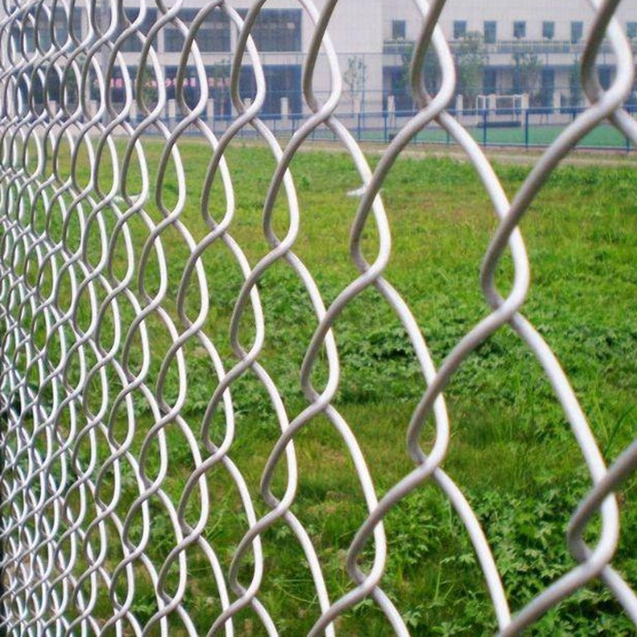 Basketball court football field fence chain link fence diamond fence