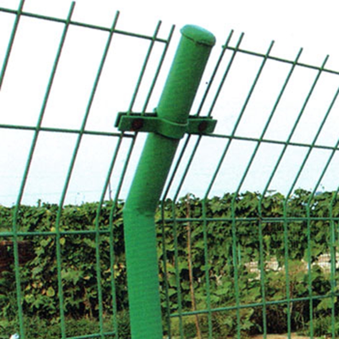 Good price boundary green fencing wire mesh bilateral guardrail fence double wire curved fence