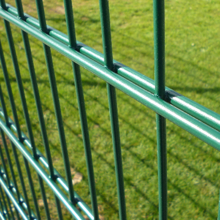PVC And Powder Coated Welded Wire Mesh Double Wire Mesh Fence