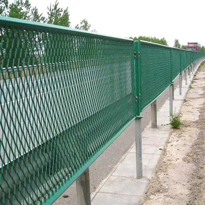 Frame Material Fencing Wire Expanded Metal Mesh Fence Anti-Throwing Fencing Anti Glare Fence