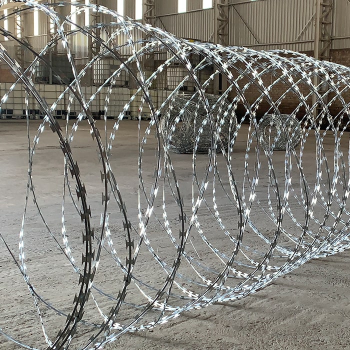 Security Barrier Stainless Steel BTO-22 Razor Wire Fence