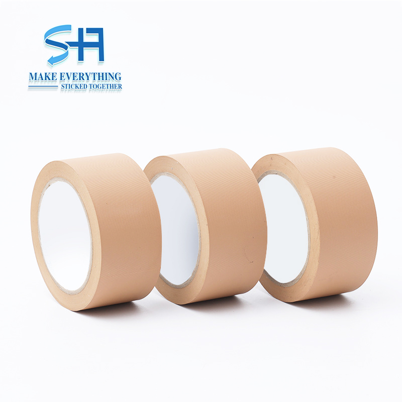 PVC Easy Tear Tape Brown Free Knife Tape Protection Tape For