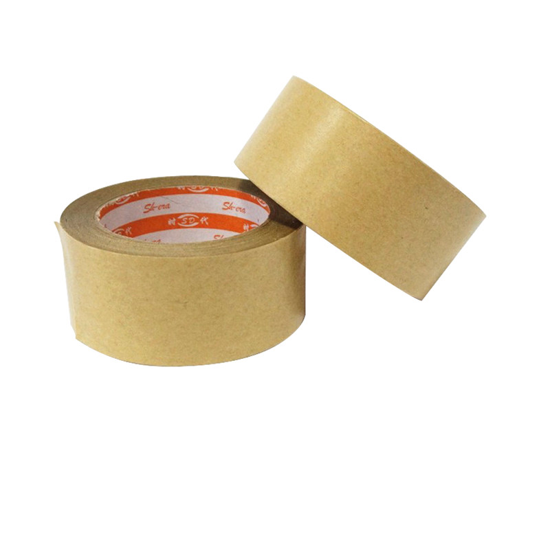3 Pcs. Kraft Paper Packaging Tape, Kraft Brown Self-adhesive