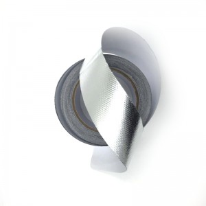 Protipožiarna hliníková fólia Látková páska zo sklenených vlákien