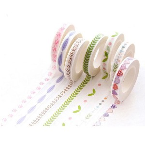 custom color washi tape printing good adhesion to all kinds of surface for diy design decoration washi tape