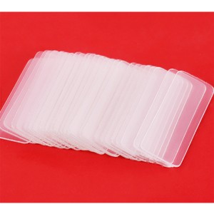 60 pcs double sided transparent traceless pvc sheets double sided sticky sheets