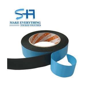 Проверка качества двусторонней ленты IXPE толщиной 1 мм и 0,5 мм с черной стороной, заводской пенопластовой ленты EVA