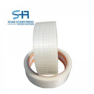 Self Adhesive High Temperature Glassfiber High Bonding Filament Mesh Tape