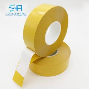 Milky Strong Viscosity No-residual PVC double sided tape