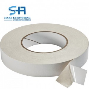 מכירה חמה במפעל סין כיתה תעשייתית קל קרע דו צדדי דבק שטיח סרט דבק לתיקון שטיחים