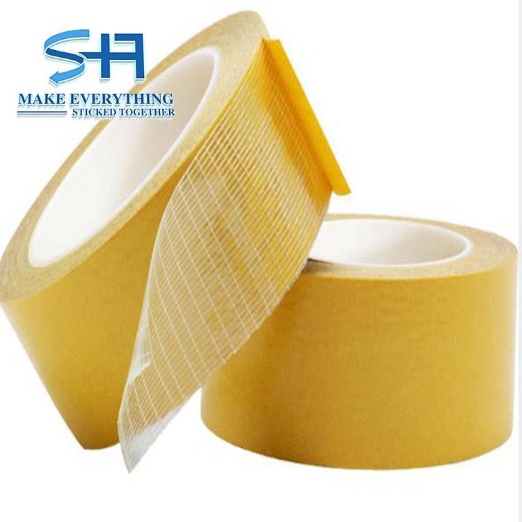 100% Original self adhesive fiberglass mesh tape - double sided fiber glass filament tape – Newera