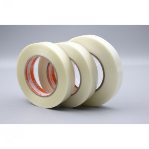 Alohilohi Fiber Glass Pet Tape Filament Adhesive Tape no ke Kaumaha Carton Sealing Packing