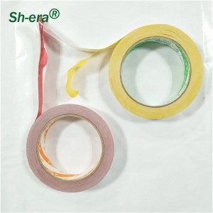 Bandă adezivă de broderie cu două fețe de înaltă calitate Bandă de țesut galben pentru industria confecțiilor