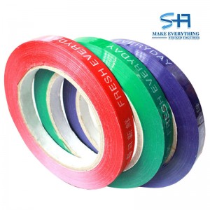 Polypropylene packaging tape na may solvent adhesive