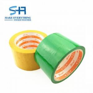 Cinta de embalaxe adhesiva BOPP de boa calidade China Big Roll coloreada