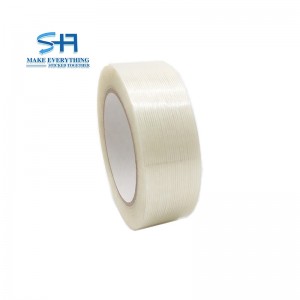 Cinta de filament lliure de residus d'alta resistència o agrupació de cables d'acer i fixació especial de paquets