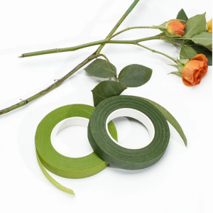 Floral tape is mainly used for various hand-made.  used to include silk screen flowers, paper flowers