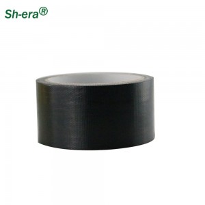 PE-обложена Кина водоотпорна црна платнена леплива лента за шиење тепих
