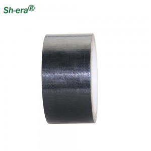 PE-Coated China Water Proof Black Cloth Duct Adhesive Carpet Seam Tape