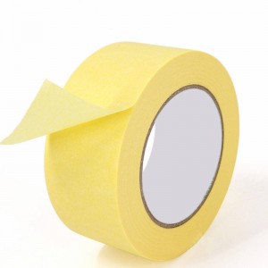 80 Degree Car Automotive Painting Yellow Masking Tape