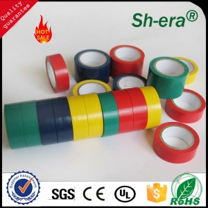 Hoge kwaliteit 4 STKS PVC Tape Roll Rubber Elektrische Tape 600 volt 7 m Lengte