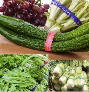 supermarket bopp tape for fruit and vegetable