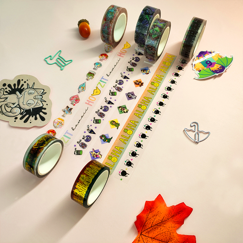 Custom Printed Personalized Design Clear Masking Tape Set Wholesale Buy Washi Tape Featured Image