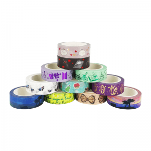 Custom assorted paper masking tape set foil washi tape supplier
