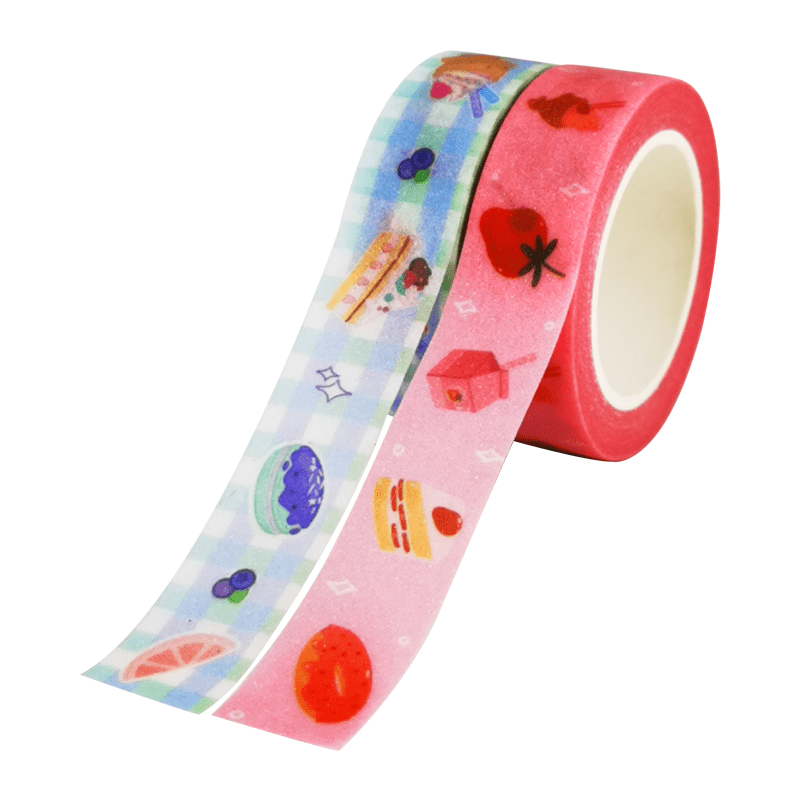 Glitter Washi Tape Printed Adhesive Decorative Masking Paper Tape with Pink  Gradient Color for Girl′ S Gift - China Decoration Tape, Colored Tape