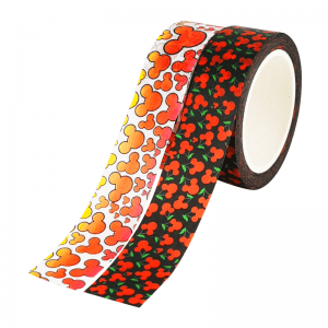 Custom printed colored paper crafts disney washi tape set stationery
