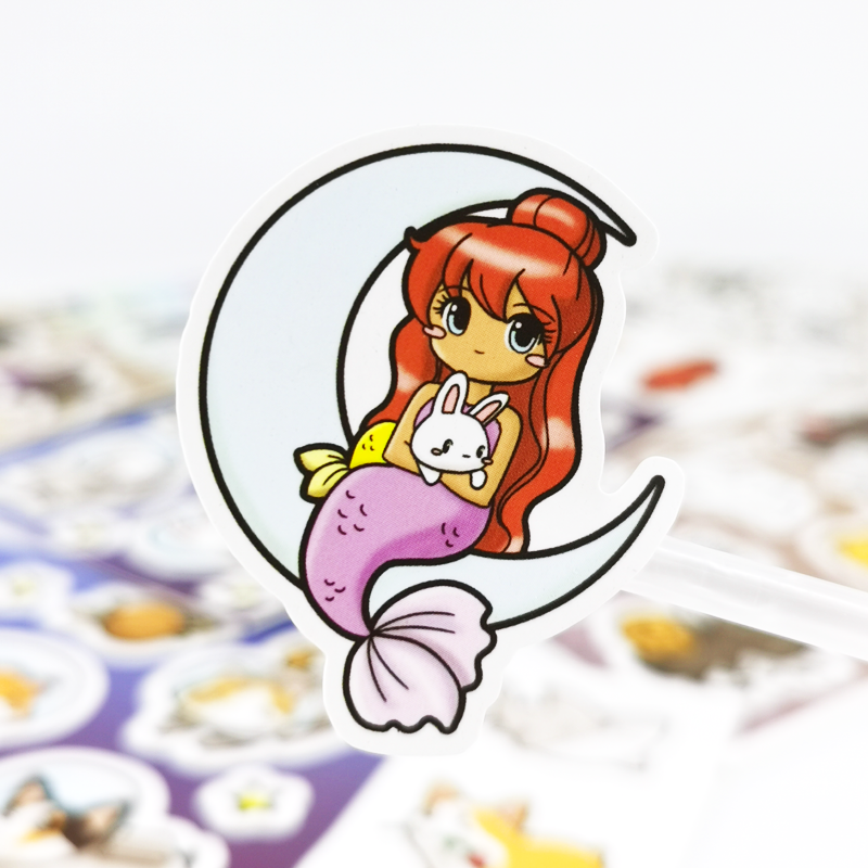 Wholesale Dealers of Washi Tape Hologram - Anime Sticker Sheets – Feite detail pictures