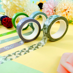 Customized your own stationery design foil washi tape set manufacturer