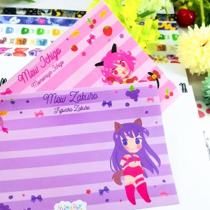 Free samples wholesale custom notepad kawaii color memo sticky note pad manufacturer