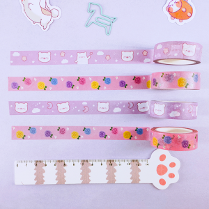 custom manufacturer creat your own design recycled washi tape set