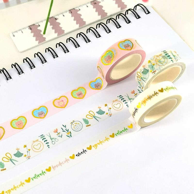 Make your design cute diy foil washi tape sets wholesale manufacturer