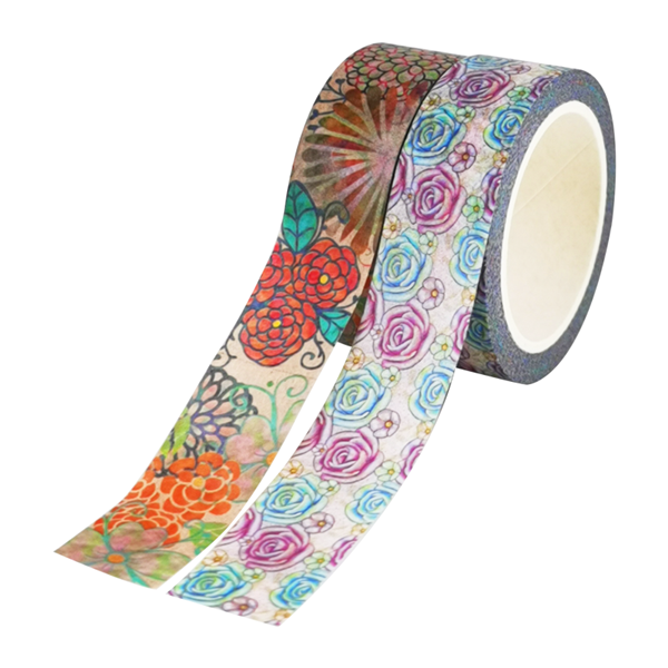 Factory Outlets Logo Print Washi Tape - Floral Washi Tape – Feite