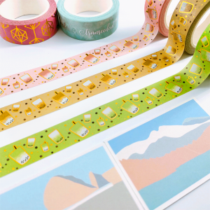 Custom make design print your own foil washi tape supplier