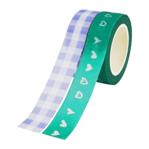 Bottom price Donut Washi Tape - Glitter Washi Tape – Hearts – Feite