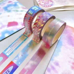 Wholesale custom printed your own design washi tape set suppliers