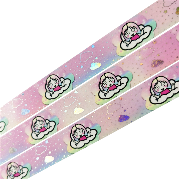 2019 New Style Washi Tape Personalize - Holographic Silver Washi Tape – Girls – Feite