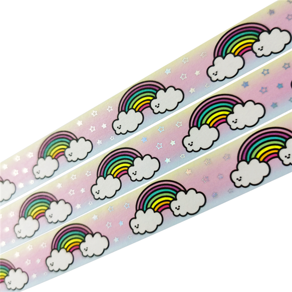 Factory Price Washi Tape Set Adhesive - Happy Rainbow Washi Tape – Feite