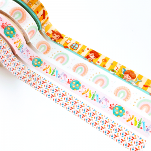 Create wholesale printing diy stationery washi tape custom make manufacturer