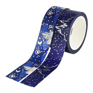 Best Price for How To Design Your Own Washi Tape - Silver Foil Washi Tape – Castle Moon – Feite