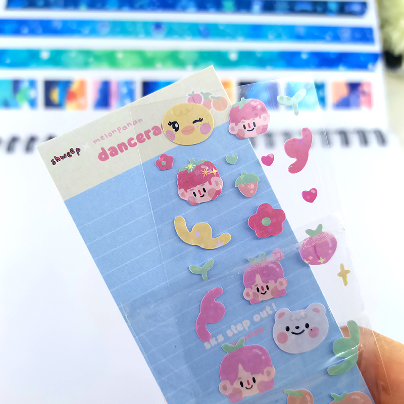 Clear Custom Text Stickers – The Sticker Planner Shop