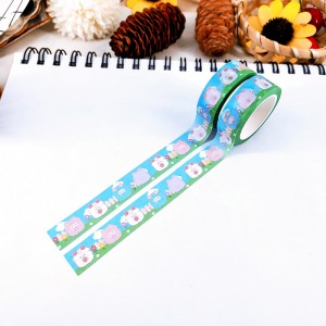 Wholesale printing patterned design your own diy washi tape supplier