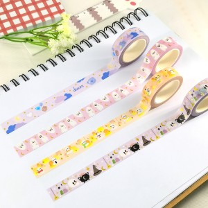 Buy customizable assorted kawaii own design masking tape foil washi tape