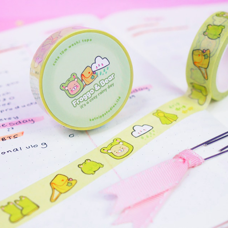 Wholesale colorful printing cute washi tape set roll custom manufacturer